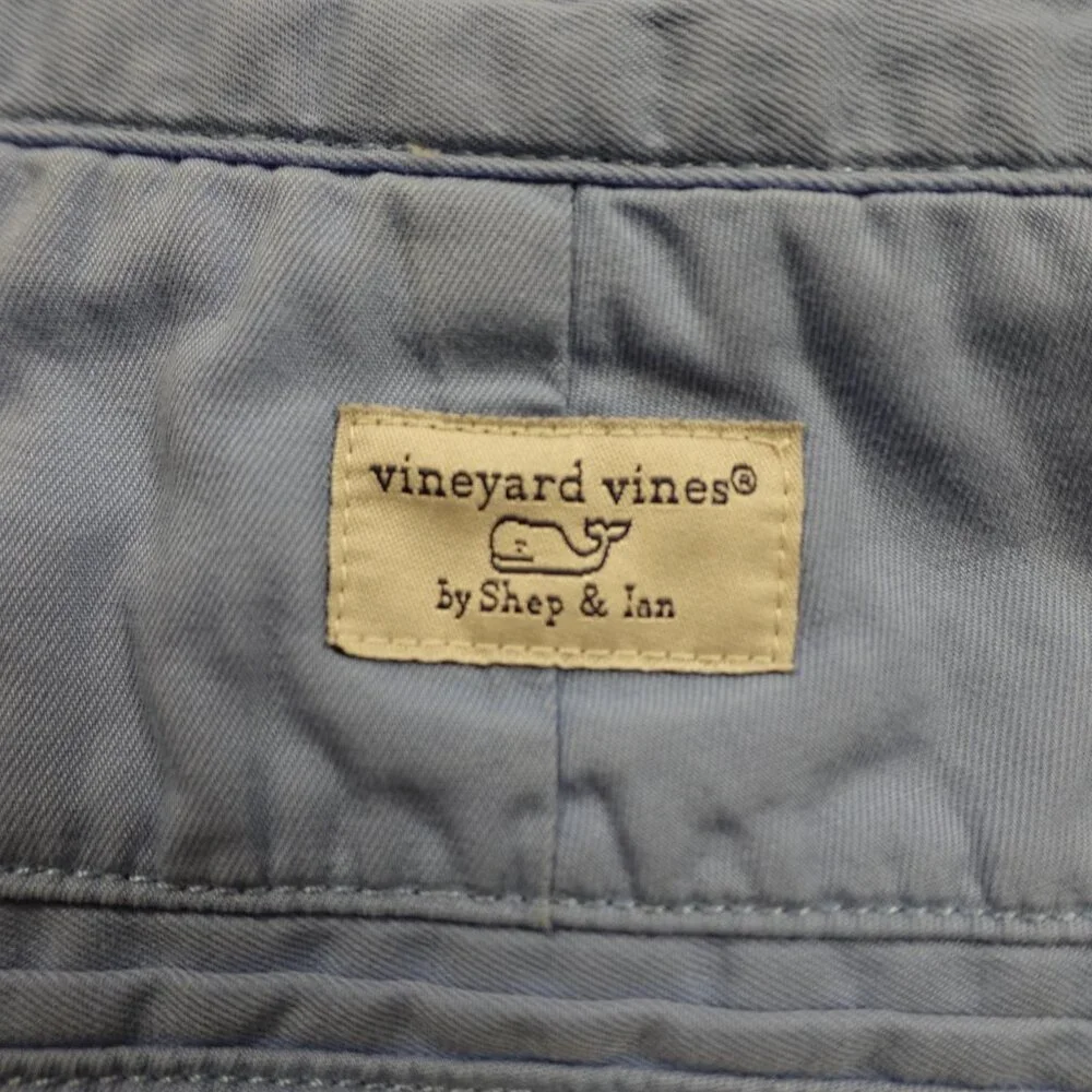 Vineyard Vines‎ Club Shorts Men's 32 Light Blue 8.5" Inseam - Picture 8 of 11